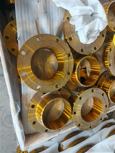 ASTM A105 10 INCH KLASS 150 SLIP ON FLANGE RF GUL MÅLNING